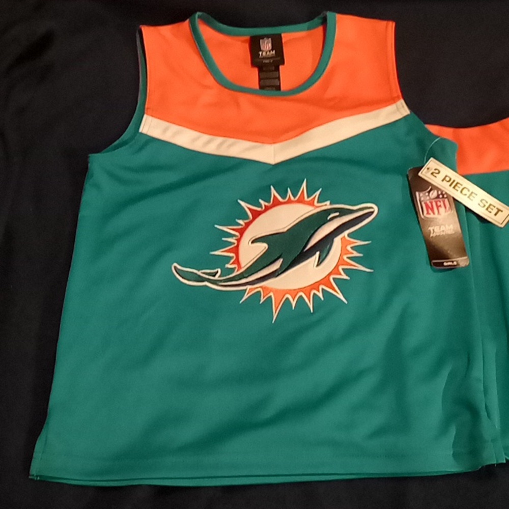 Miami Dolphins Cheerleading uniform 2piece set
